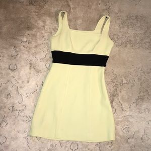 VINTAGE Bebe - Mint Green Baby Doll Mini Dress